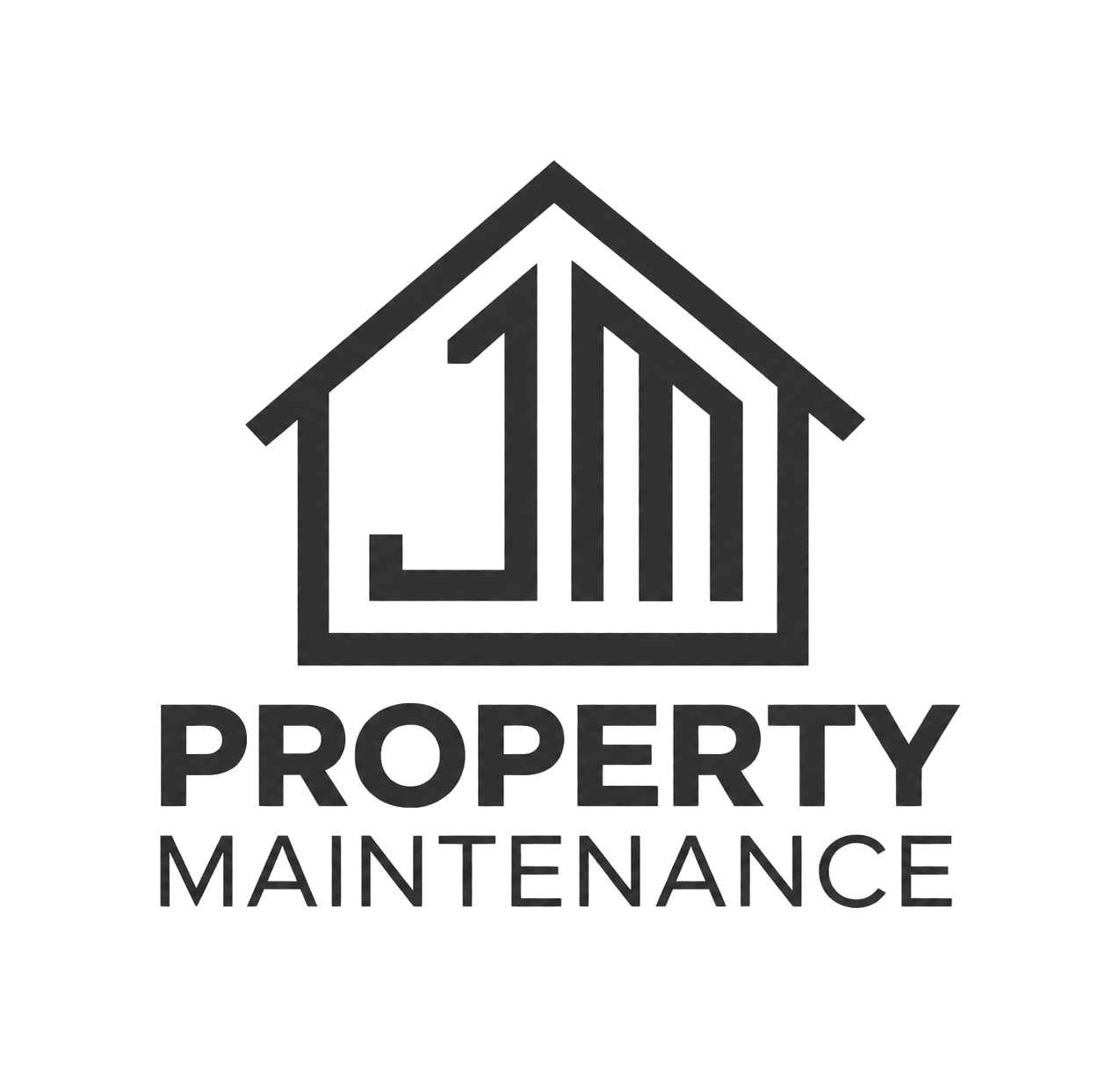 jm property maintenance logo upscaled transparent margin 20pct